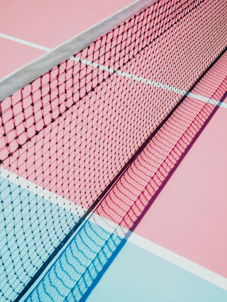 pink tennis court